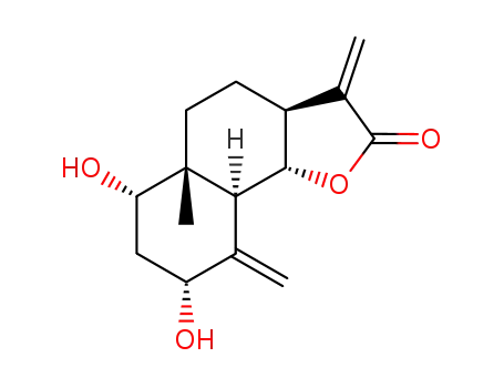 (3aS,9aβ,9bα)-3aβ,4,5,5a,6,7,8,9,9a,9b-Decahydro-6β,8β-dihydroxy-5aα-methyl-3,9-bis(methylene)naphtho[1,2-b]furan-2(3H)-one