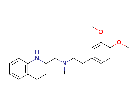 1,2,3,4-TETRAHYDRO-2-((N-(3,4-DIMETHOXYPHENETHYL)-N-METHYL)AMINOMETHYL)QUINOLINECAS