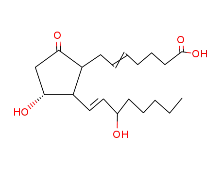 Molecular Structure of 36150-00-2 (5-TRANS PROSTAGLANDIN E2)