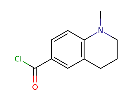 Molecular Structure of 32565-01-8 (6-Quinolinecarbonyl chloride, 1,2,3,4-tetrahydro-1-methyl- (8CI))