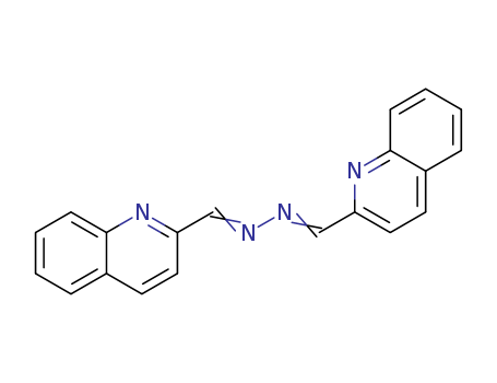 2-Quinolinecarboxaldehyde,2-(2-quinolinylmethylene)hydrazone cas  27346-97-0