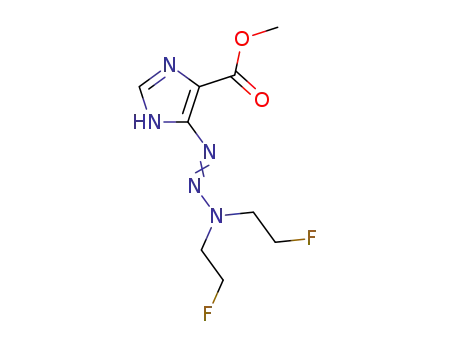 Molecular Structure of 27415-13-0 (methyl (4Z)-4-[3,3-bis(2-fluoroethyl)triazanylidene]-4H-imidazole-5-carboxylate)