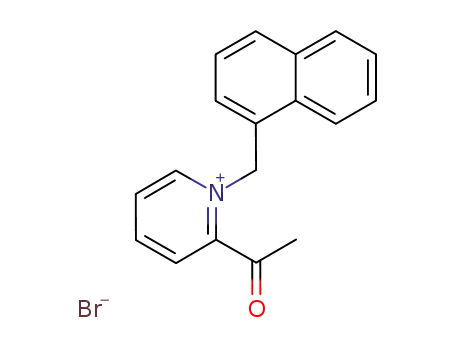 2-acetyl-1-[1]naphthylmethyl-pyridinium; bromide