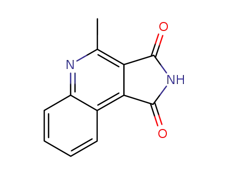 Molecular Structure of 27295-64-3 (4-METHYL-2,3-DIHYDRO-1H-PYRROLO[3,4-C]QUINOLINE-1,3-DIONE)