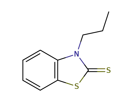 Molecular Structure of 27410-48-6 (2(3H)-Benzothiazolethione,3-propyl-(9CI))