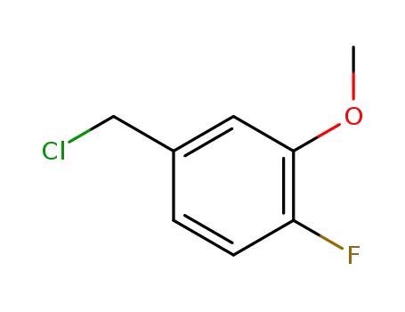 Molecular Structure of 276861-59-7 (3-Methoxy-4-fluorobenzyl chloride)