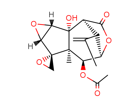 Spiro[2,5-methano-7H-oxireno[3,4]cyclopent[1,2-d]oxepin-7,2'-oxiran]-3(2H)-one,6-(acetyloxy)hexahydro-1b-hydroxy-6a-methyl-8-(1-methylethenyl)-,(1aS,1bR,2S,2'R,5R,6S,6aR,7aR,8R)-