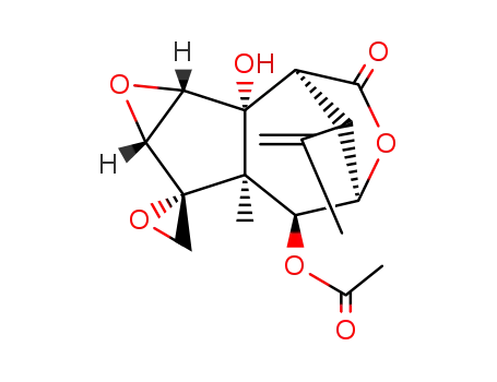 Molecular Structure of 2749-28-2 (2-O-Acetyltutin)