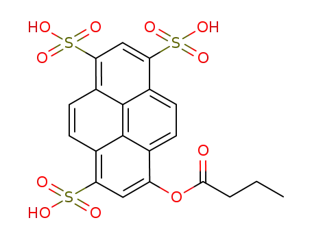 Molecular Structure of 85353-20-4 (C<sub>20</sub>H<sub>16</sub>O<sub>11</sub>S<sub>3</sub>)