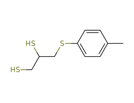 Molecular Structure of 27292-46-2 (3-[(4-Methylphenyl)thio]-1,2-propanedithiol)