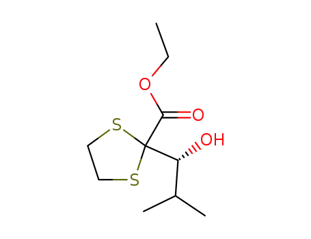 ethyl (3R)-2,2-(ethylenedithio)-3-hydroxy-4-methylpentanoate