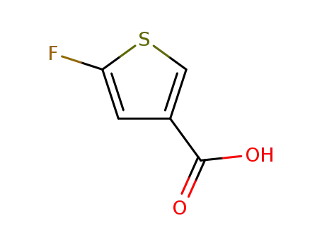 Molecular Structure of 32415-50-2 (3-Thiophenecarboxylicacid,5-fluoro-(8CI,9CI))
