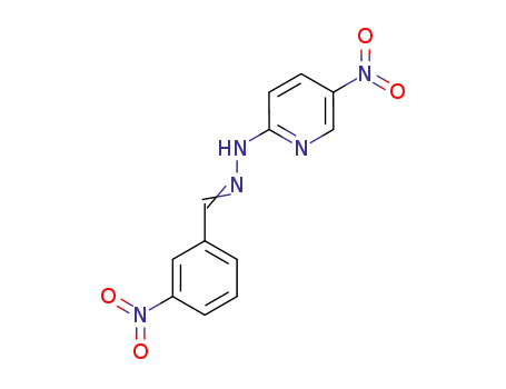 Molecular Structure of 28058-17-5 (5-nitro-2-[2-(3-nitrobenzylidene)hydrazinyl]pyridine)
