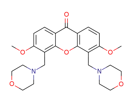 4,5-Bis(morpholinomethyl)-3,6-dimethoxy-9H-xanthen-9-one