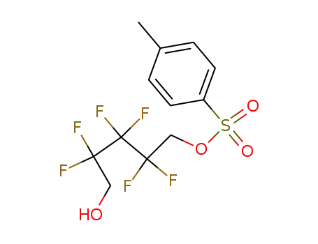 Molecular Structure of 2728-37-2 (2,2,3,3,4,4-hexafluoro-5-hydroxypentyl 4-methylbenzenesulfonate)