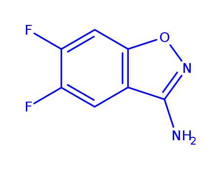 1,2-Benzisoxazol-3-amine,5,6-difluoro-(9CI)