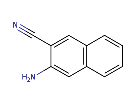 2-Naphthalenecarbonitrile,3-amino-(9CI)
