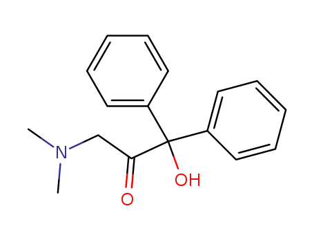 Molecular Structure of 27842-38-2 (3-(Dimethylamino)-1-hydroxy-1,1-diphenyl-2-propanone)