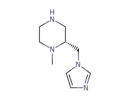 Piperazine, 2-(1H-imidazol-1-ylmethyl)-1-methyl-, (2R)- (9CI)