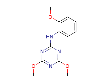 1,3,5-Triazin-2-amine,4,6-dimethoxy-N-(2-methoxyphenyl)- cas  27315-24-8