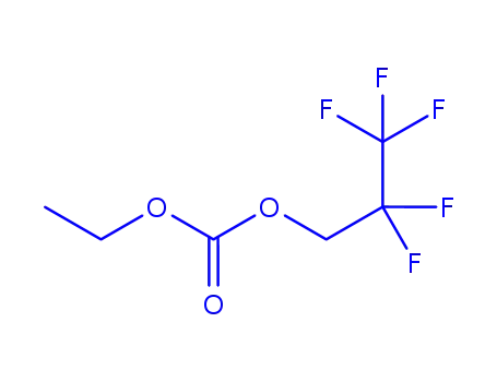 Molecular Structure of 277332-96-4 (ETHYL 2,2,3,3,3-PENTAFLUOROPROPYL CARBONATE)