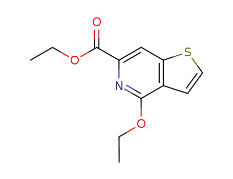 4-ethoxy-thieno[3,2-<i>c</i>]pyridine-6-carboxylic acid ethyl ester