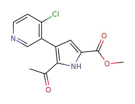 5-Acetyl-4-(4-chloro-pyridin-3-yl)-1H-pyrrole-2-carboxylic acid methyl ester