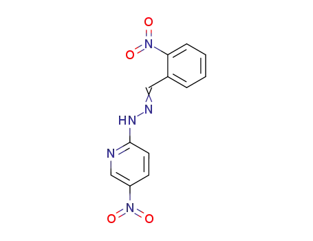 Molecular Structure of 28058-16-4 (5-nitro-N-[(2-nitrophenyl)methylideneamino]pyridin-2-amine)