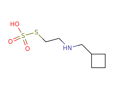 Thiosulfuric acid hydrogen S-[2-[(cyclobutylmethyl)amino]ethyl] ester