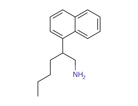 Molecular Structure of 27557-88-6 (2-(naphthalen-1-yl)hexan-1-amine)