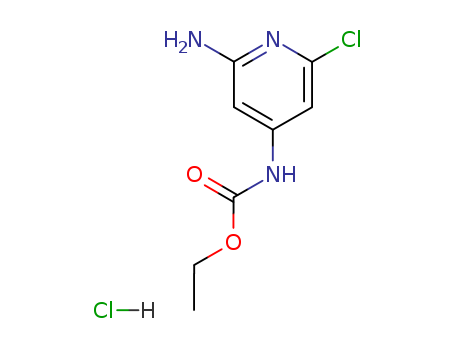 4-Pyridinecarbamicacid, 2-amino-6-chloro-, ethyl ester, monohydrochloride (8CI) cas  28056-09-9