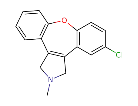 5-chloro-2-methyl-2,3-dihydro-1<i>H</i>-dibenzo[2,3;6,7]oxepino[4,5-<i>c</i>]pyrrole