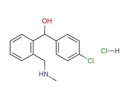 Benzenemethanol, a-(4-chlorophenyl)-2-[(methylamino)methyl]-, hydrochloride