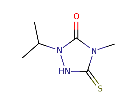 Molecular Structure of 27434-11-3 (Bicarbamimide, 3-isopropyl-N-methyl-1-thio- (8CI))
