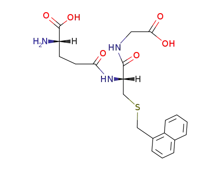 Molecular Structure of 27321-05-7 (S-(1-menaphthyl)glutathione)