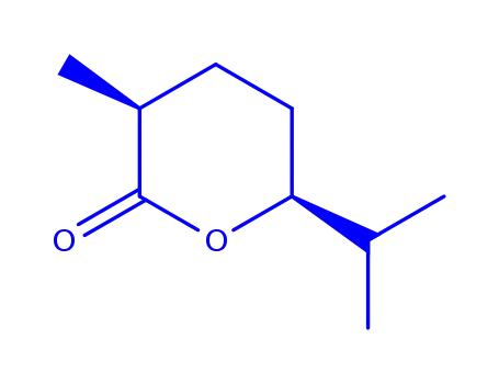 2H-Pyran-2-one,tetrahydro-3-methyl-6-(1-methylethyl)-,(3R,6S)-(9CI)