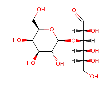 Molecular Structure of 28447-38-3 (3-beta-Galactopyranosyl glucose)