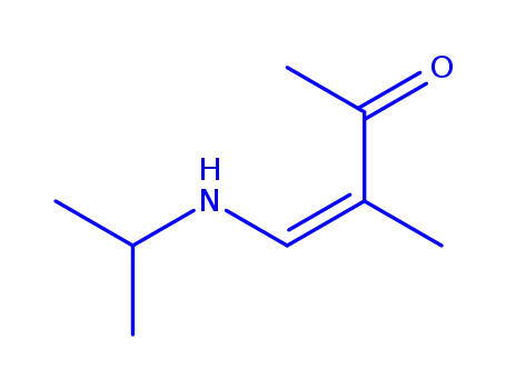 3-부텐-2-온, 3-메틸-4-[(1-메틸에틸)아미노]-, (E)-(9CI)
