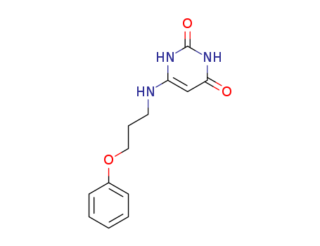 2,4(1H,3H)-Pyrimidinedione,6-[(3-phenoxypropyl)amino]- cas  28484-83-5