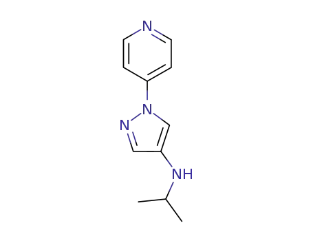 Pyridine, 4-(4-(isopropylamino)pyrazol-1-yl)-