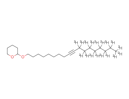 1-(tetrahydropyran-2-yloxy)-<11,11,12,12,13,13,14,14,15,15,16,16,17,17,18,18,18-(2)H17>octadec-9-yne