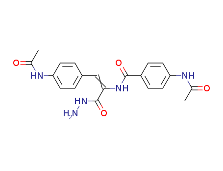 4-ACETAMIDO-N-[(Z)-2-(4-ACETAMIDOPHENYL)-1-(HYDRAZINECARBONYL)VINYL] BENZAMIDECAS