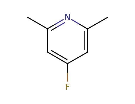 Molecular Structure of 28489-31-8 (Pyridine, 4-fluoro-2,6-dimethyl- (9CI))