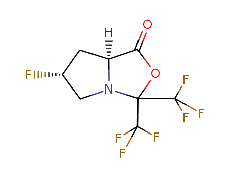 (5S,7R)-7-fluoro-2,2-bis(trifluoromethyl)-1-aza-3-oxabicyclo<3.3.0>octan-4-one