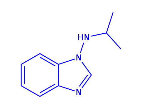 1H-벤즈이미다졸-1-아민,N-(1-메틸에틸)-(9CI)
