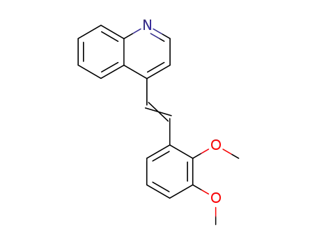 Molecular Structure of 2859-54-3 (4-[2-(2,3-dimethoxyphenyl)ethenyl]quinoline)