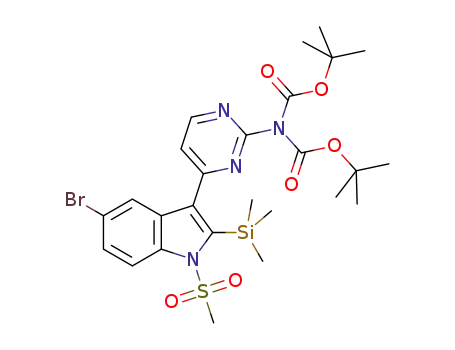 C<sub>26</sub>H<sub>35</sub>BrN<sub>4</sub>O<sub>6</sub>SSi