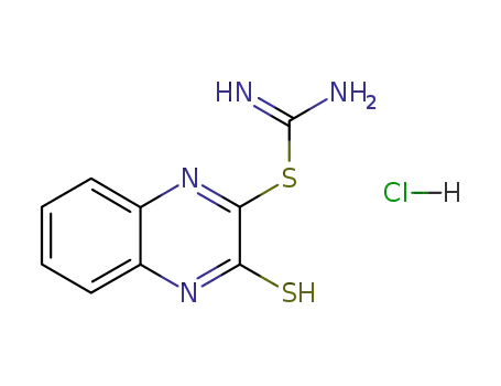 3-mercaptoquinoxalin-2-yl carbamimidothioate hydrochloride