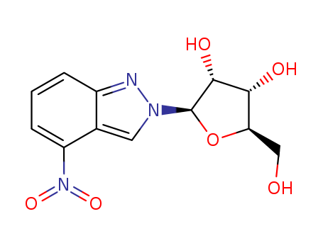 2H-Indazole, 4-nitro-2-b-D-ribofuranosyl- cas  28083-98-9