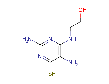 4(3H)-Pyrimidinethione,2,5-diamino-6-[(2-hydroxyethyl)amino]- cas  2846-80-2